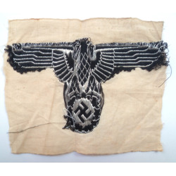 WW2 German SS Flat Wire Eagle For Car Pennant - Third Reich
