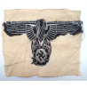 WW2 German SS Flat Wire Eagle For Car Pennant - Third Reich