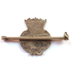 WW2 Merchant Navy Silver Sweetheart Brooch - British Royal Navy Insignia