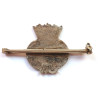 WW2 Merchant Navy Silver Sweetheart Brooch - British Royal Navy Insignia