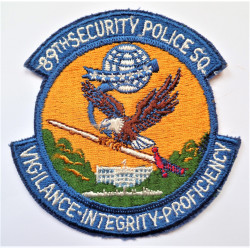 United States 89th Security Police Patch/Badge