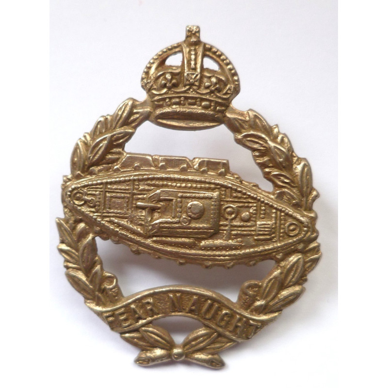 WW2 Royal Tank Regiment Cap Badge - British Army insignia