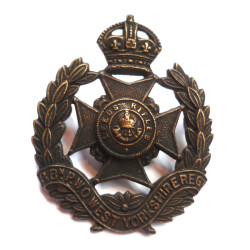 8th Prince Of Wales Own Yorkshire (Leeds Rifles) Regiment Cap Badge - British Army insignia