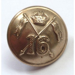 16th Light Cavalry Lancers Regiment Collar Badge and Button- British Indian Army insignia