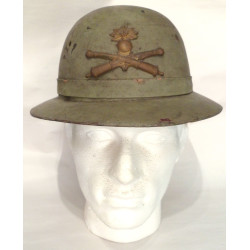 WW2 Italian Artillery Tropical Sun Helmet