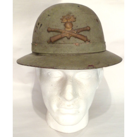WW2 Italian Artillery Tropical Sun Helmet