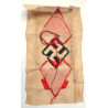 WWII German Hitler Youth Woven Bevo Sleeve Diamond