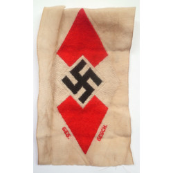 WWII German Hitler Youth Woven Bevo Sleeve Diamond