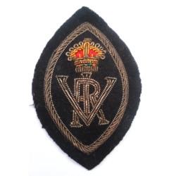 Queens Institute of District Nursing Bullion Cloth Cloak Badge - British Insignia