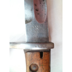 WW1 German M98/05 Butcher Bayonet  by Rich. A. Herder, Solingen