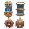 2 X RAOB Hallmarked Silver Jewels/Medals