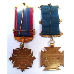 2 X RAOB Hallmarked Silver Jewels / Medals