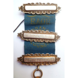 2 X RAOB Hallmarked Silver Jewels / Medals