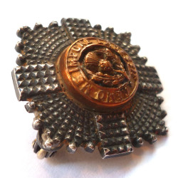 Scots Guards Warrant Officers Silver & Gilt Cap Badge