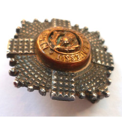 Scots Guards Warrant Officers Silver & Gilt Cap Badge