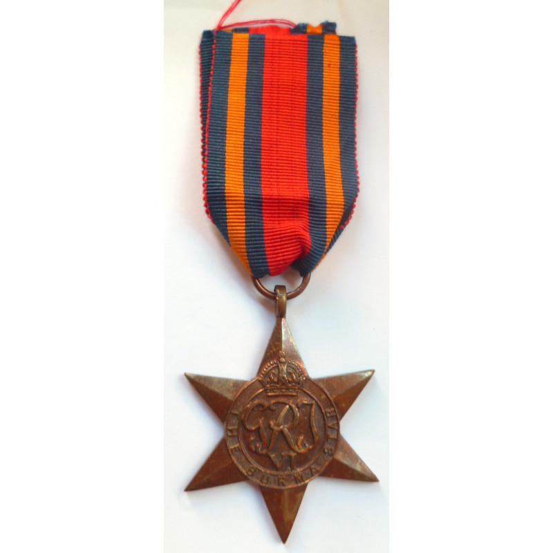 WWII British The Burma Star Medal -  WW2