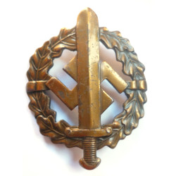 WW2 German SA Bronze Sports Badge - Third Reich