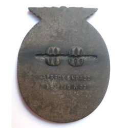 Sachsen Province Day 28 - 29 May 1938 - Builders of Kaiser Wilhem Canals Tinnie - Third Reich Insignia