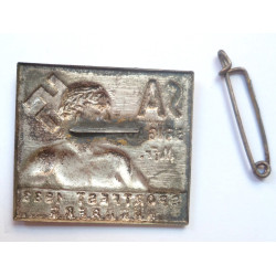 1933 SA Group Nürnberg Sports Festival Badge Tinnie - Third Reich Insignia