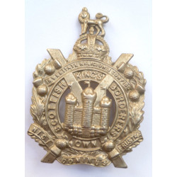 WW2 King's Own Scottish Borderers Glengarry/Cap Badge - British Army Insignia