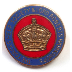 The Forces Help Society & Lord Roberts Workshops Pin Badge - British Army Insignia