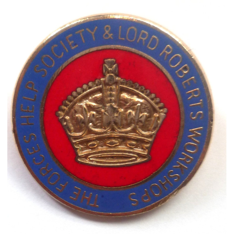 The Forces Help Society & Lord Roberts Workshops Pin Badge - British Army Insignia