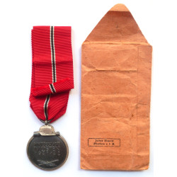 German Eastern Front Medal with Packet of Issue