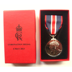 Coronation Medal 6 May 2023 King Charles III - British Military