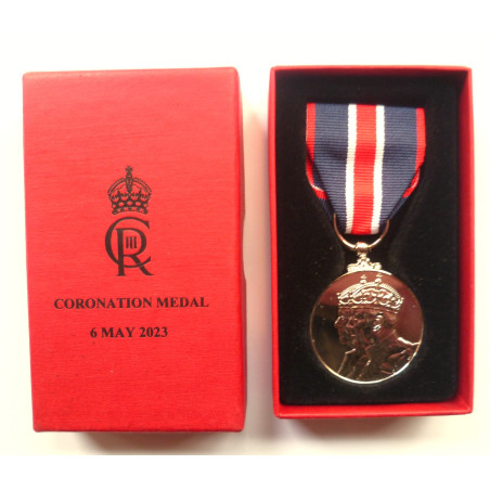 Coronation Medal 6 May 2023 King Charles III - British Military Coronation Medal 6 May 2023 King Charles III - British Military