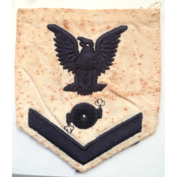 WW2 US Navy Boiler Technician 3rd Class Rating Cloth Patch