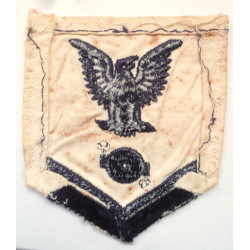 WW2 US Navy Boiler Technician 3rd Class Rating Cloth Patch