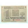 WW2 German Winter Help Fund 1 Reichsmark Pfg 1941-42