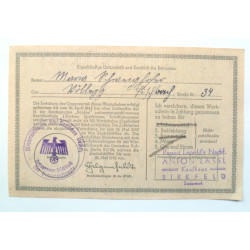 WW2 German Winter Help Fund 1 Reichsmark Pfg 1941-42 WHW