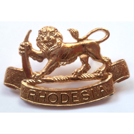 Southern Rhodesia Regiment Staybrite Cap Badge Southern Rhodesia Regiment Staybrite Cap Badge