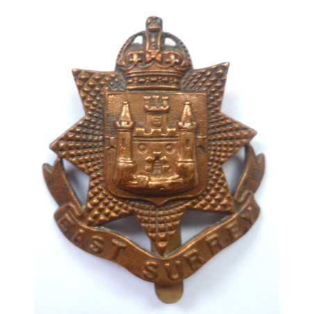 East Surrey Regiment Cap Badge - British Army Insignia East Surrey Regiment Cap Badge - British Army Insignia