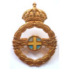 Swedish Silver Gilded Badge : Signals?