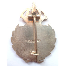 Swedish Silver Hallmarked Badge : Police