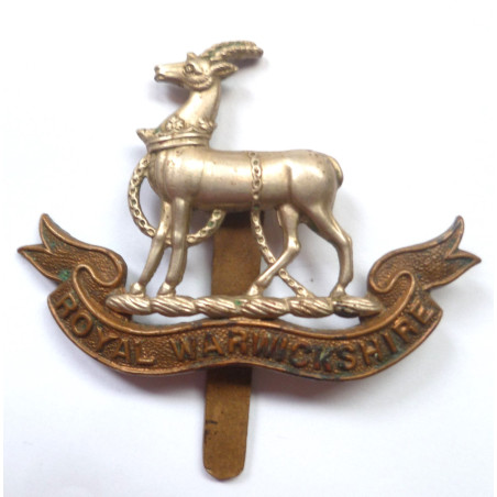 Royal Warwickshire Regiment Cap Badge - British Army Insignia