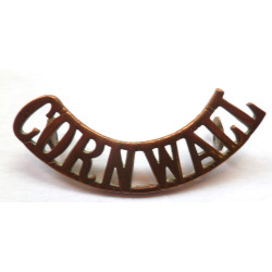 Duke of Cornwall's Light Infantry Regiment Shoulder Title - British Army Insignia