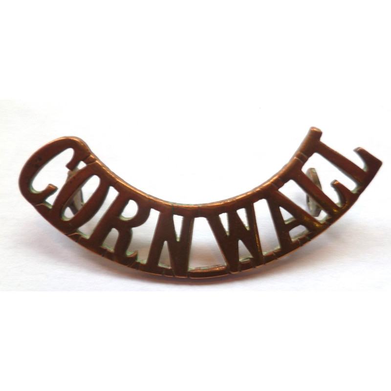 Duke of Cornwall's Light Infantry Regiment Shoulder Title - British Army Insignia