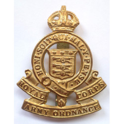 WW2 Royal Army Ordnance Corps Cap Badge ROAC - British Army Insignia