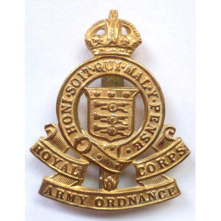 WW2 Royal Army Ordnance Corps Cap Badge ROAC - British Army Insignia