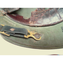 Very Fine WW1 German M16 Helmet Complete - Maker Q66