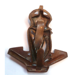 The Royal Irish Regiment Officers Bronze Cap Badge - British Army Insignia
