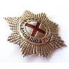 Coldstream Guards Officers Unmarked Silver Cap Badge  - British Army Insignia