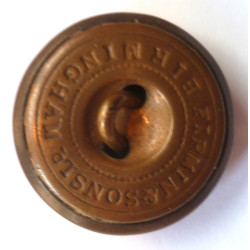 Victorian 6th Dragoon Guards Carabiniers Regiment Tunic Button  - British Army Insignia