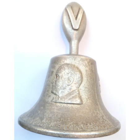 WW2 Victory Bell made of Cast Aluminum  - British Army Insignia