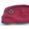 Queens Lancashire Hussars Officers Coloured Field Service Cap  - British Army Insignia