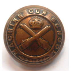 Machine Gun School 25mm Button  - British Army Insignia