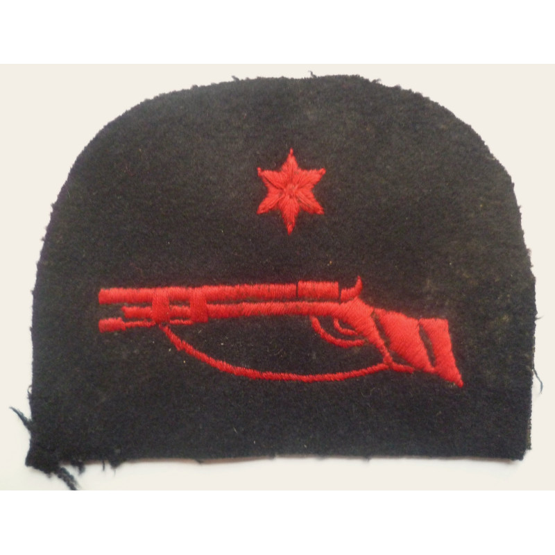 WW2 Royal Navy Marksman Rifle Cloth Trade Badge - British Army Insignia